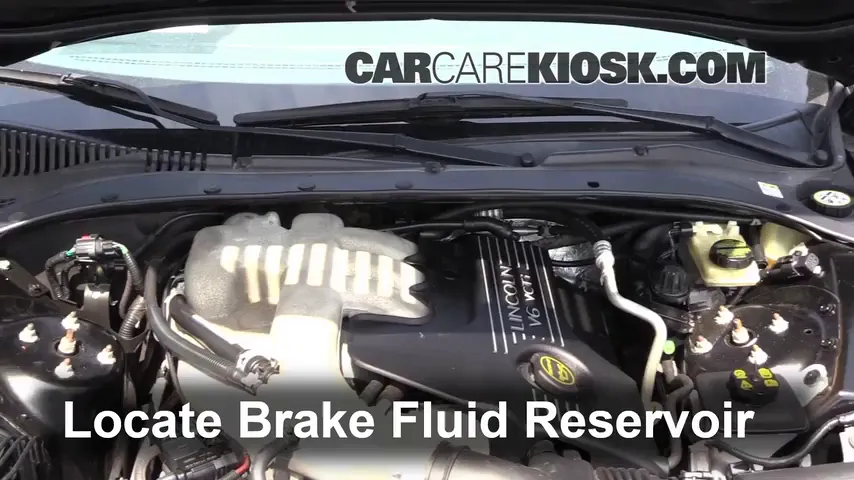 2004 Lincoln LS 3.0L V6 Brake Fluid Add Fluid